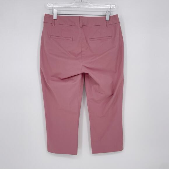 J.Crew Capri Chino Pant Pocket Trousers Cotton Size 2 Pink Rose - Picture 6 of 6